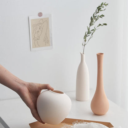 Neutral Ceramic Vases