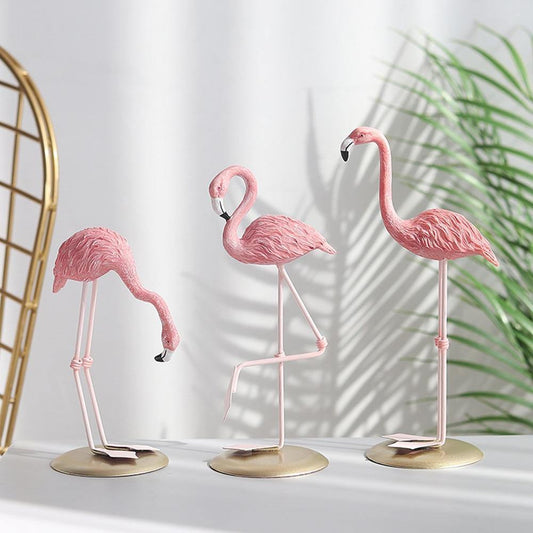 Exotic Flamingo Statuettes