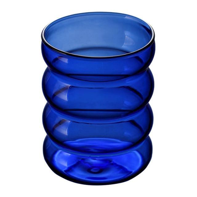 Vibrant Bubble Glass Beverage Cups