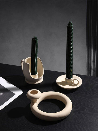 SereneStone™ - Contemporary Ceramic Vase Set