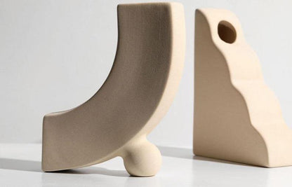 SereneStone™ - Contemporary Ceramic Vase Set