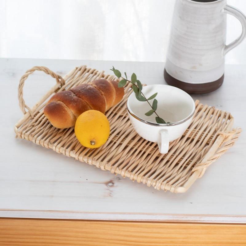 Rattan Woven Serving Tray
