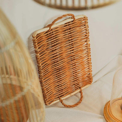 Rattan Woven Serving Tray