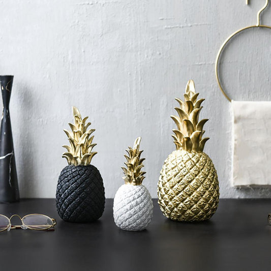 Shiny Pineapple Accent Decoration