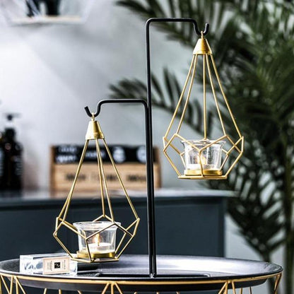 Aetheria Lantern - Iron Candle Holder