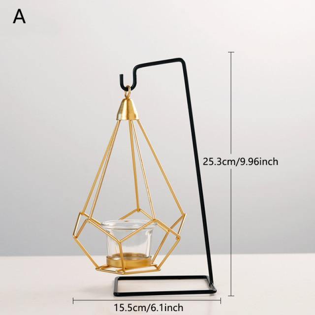 Aetheria Lantern - Iron Candle Holder