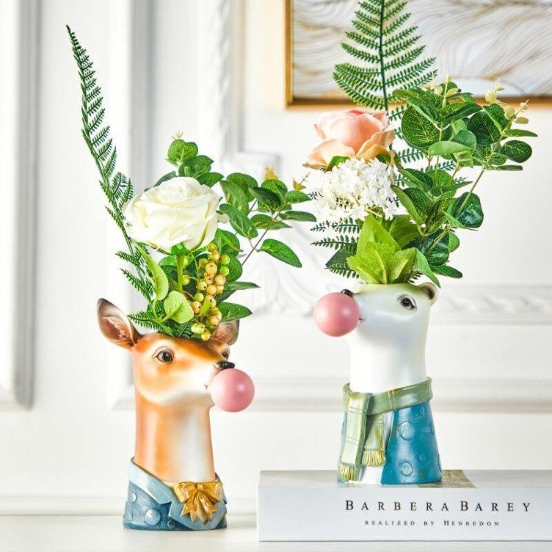 Wild Bubblegum Creature Vase