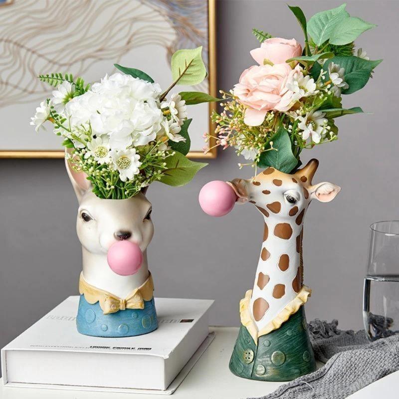 Wild Bubblegum Creature Vase