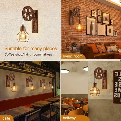 Rustic Glow™ - Vintage Wall Light Fixture