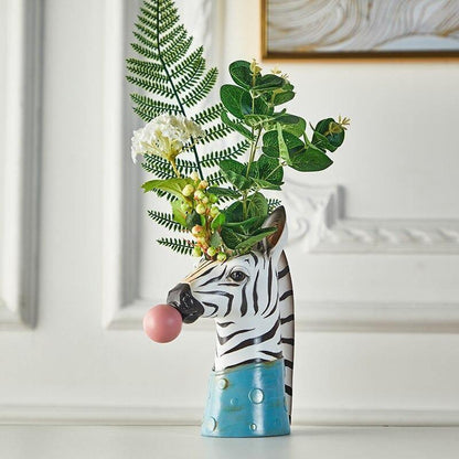 Wild Bubblegum Creature Vase