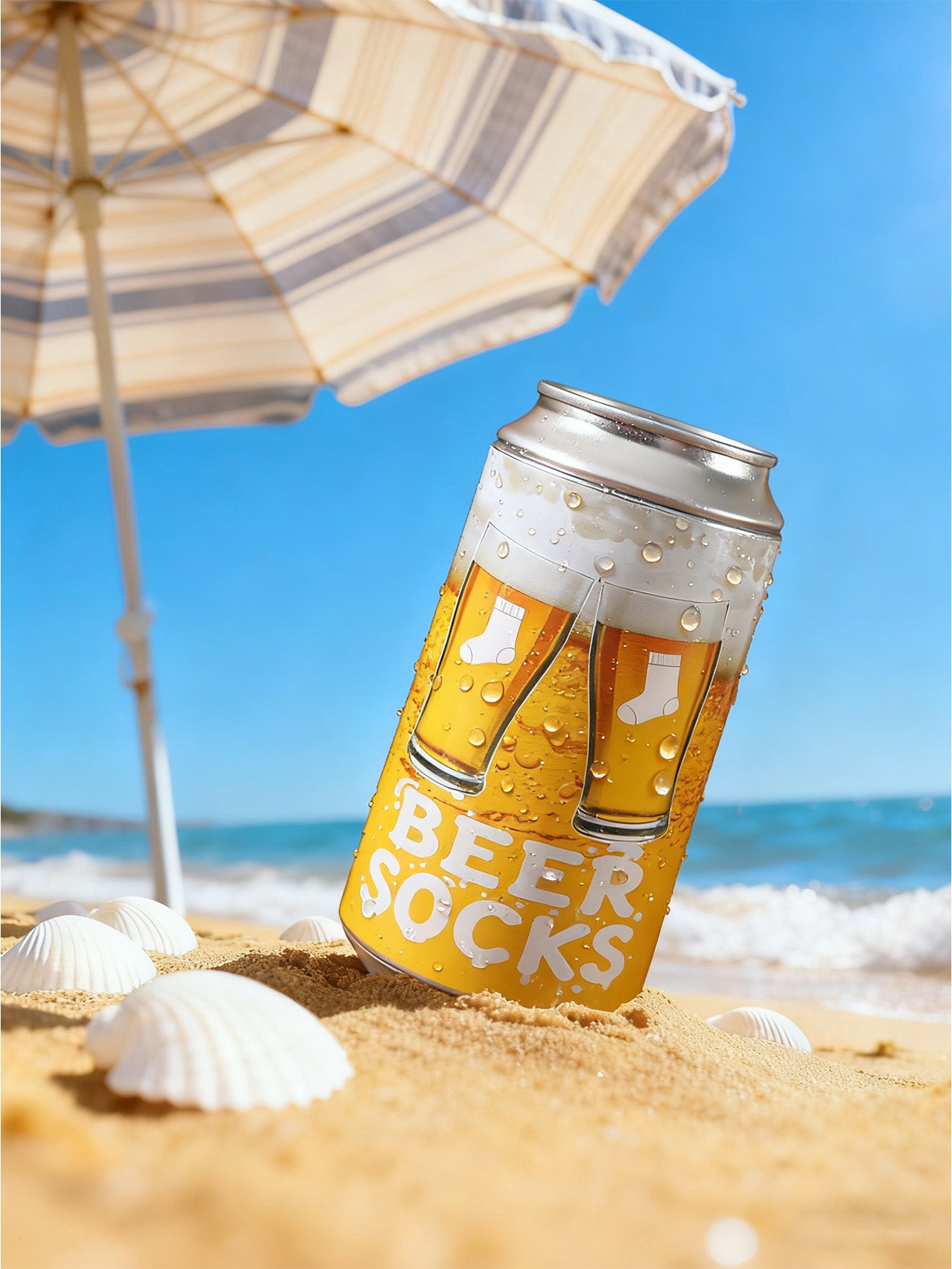 Beer Socks Gift Can — 2 Pairs 🍺🧦