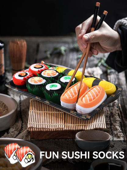 Sushi Socks Gift Set — 5 Pairs 🍣🧦