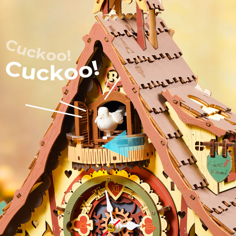 Mechanical Cuckoo Clock Model Kit