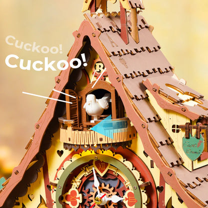 Mechanical Cuckoo Clock Model Kit
