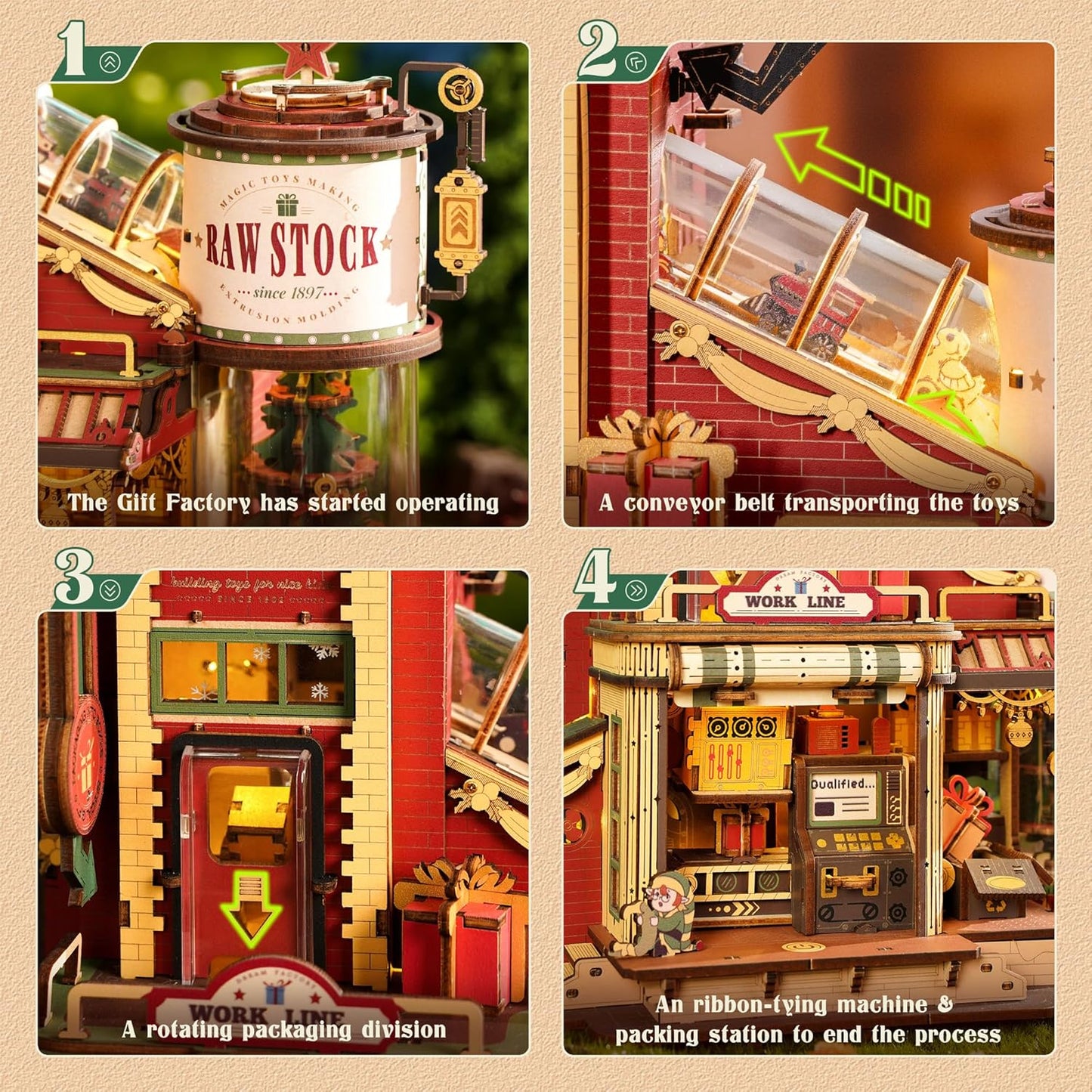 Santa’s Workshop Music Box