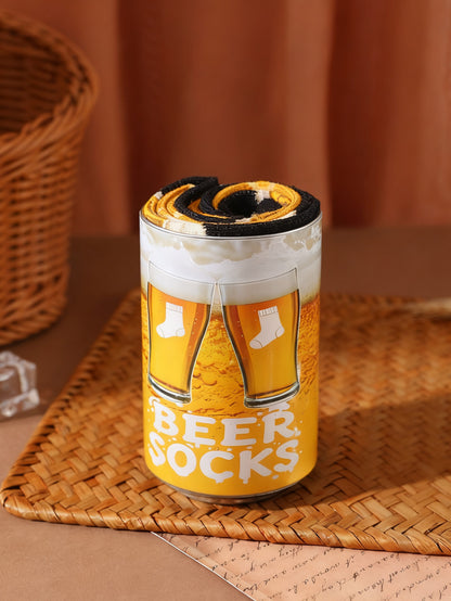 Beer Socks Gift Can — 2 Pairs 🍺🧦