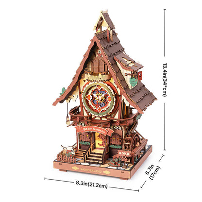Mechanical Cuckoo Clock Model Kit
