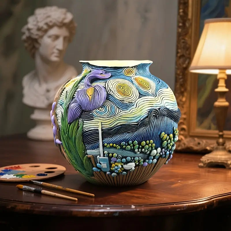 Starry Bloom™ – Van Gogh Vase