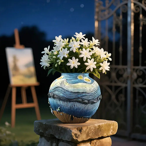 Starry Bloom™ – Van Gogh Vase