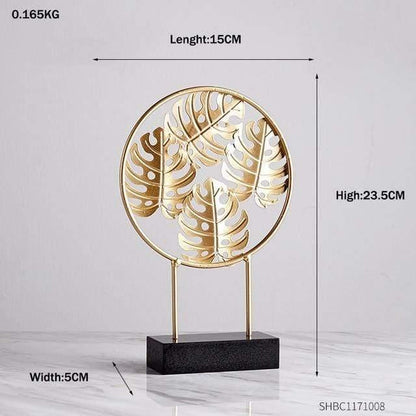 Leaf Decor Sculpture Figurines