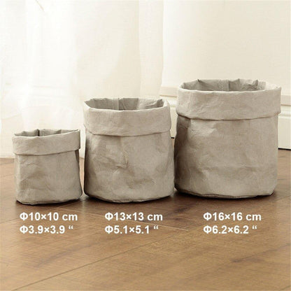 Water-Resistant Sustainable Paper Planter Pouch
